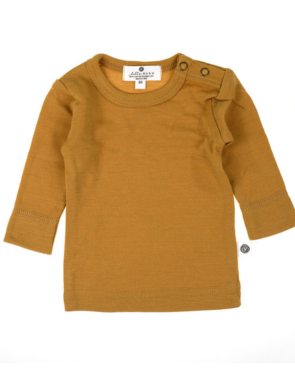 Baby-Kinderpullover aus Wolle - Merinowolle - Harvest Gold