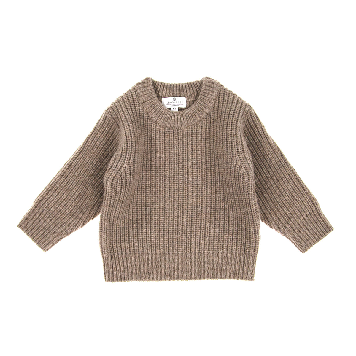 Gestrickter Babypullover aus Wolle – Merinowolle – Cobble