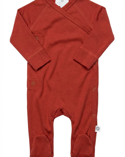 Playsuit / Strampler aus Wolle – Merinowolle