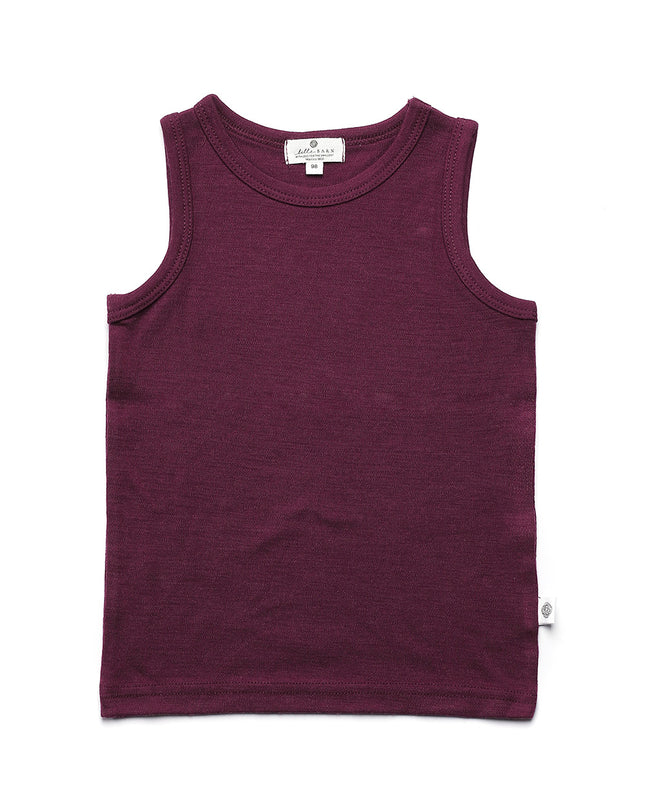 Kinder Wollshirt - Merinowolle - Feige