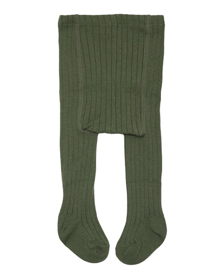 Woll-Baby-Kinderstrumpfhose - Merinowolle - Helles Avocado