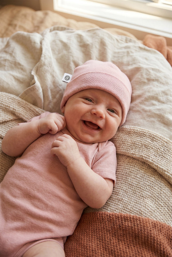 Babymütze aus Wolle - Merinowolle