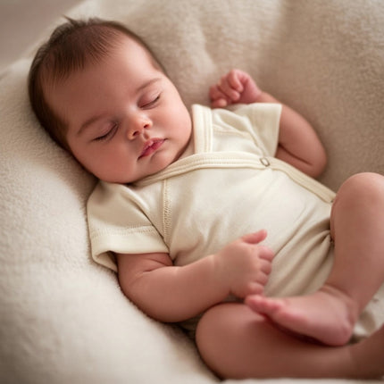 Collection image for: Kurzärmelige Woll-Strampler