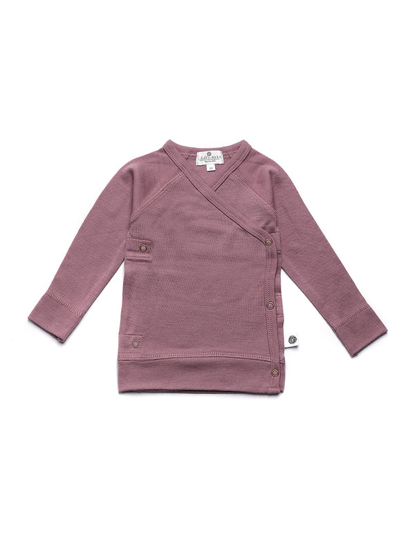 Baby wollen overslagtrui – Merinowol  - Grape Shake