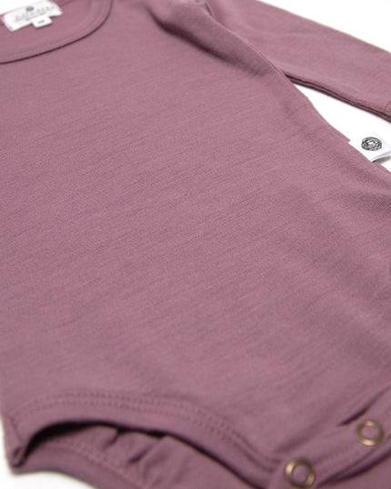 Woll-Strampler mit langen Ärmeln - Merinowolle - Traubenshake