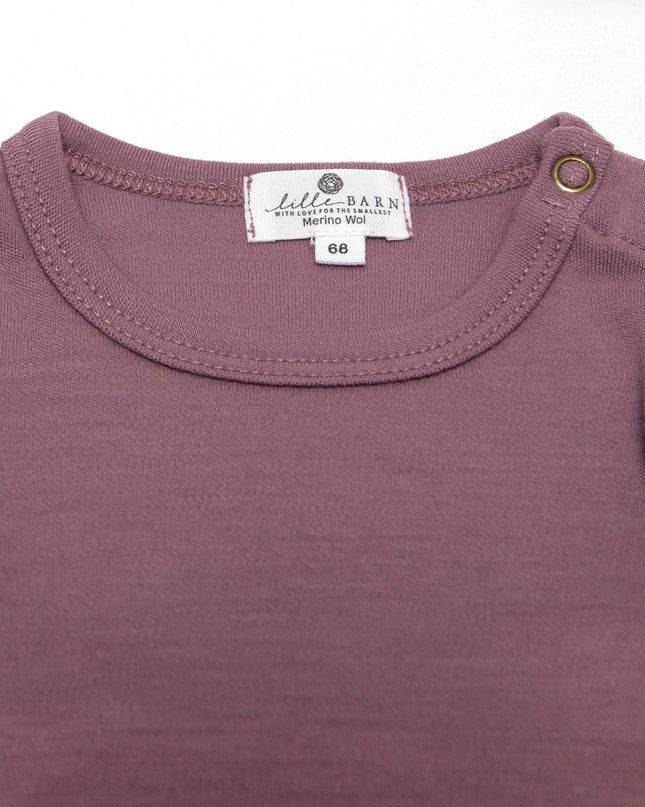 Woll-Strampler mit langen Ärmeln - Merinowolle - Traubenshake