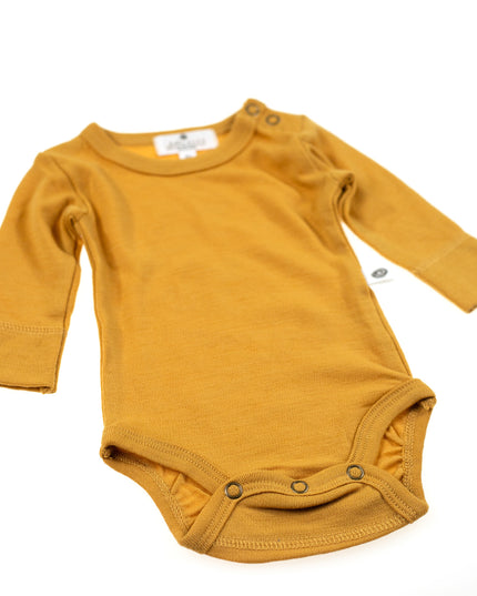 Langarm-Body aus Wolle – Merinowolle