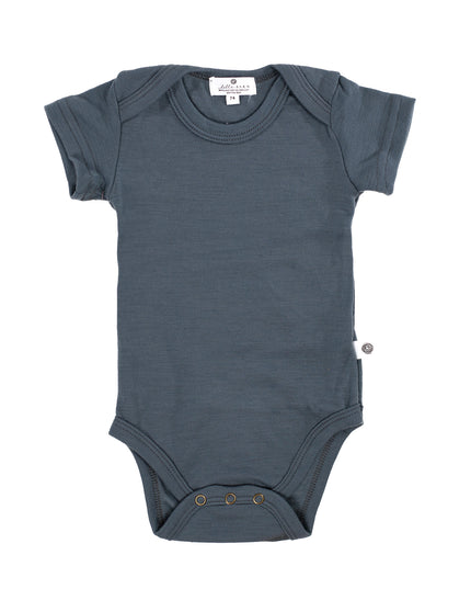 Wollener Body kurzarm – Merinowolle - Stormy Weather - Lille Barn - With ♥ for the smallest