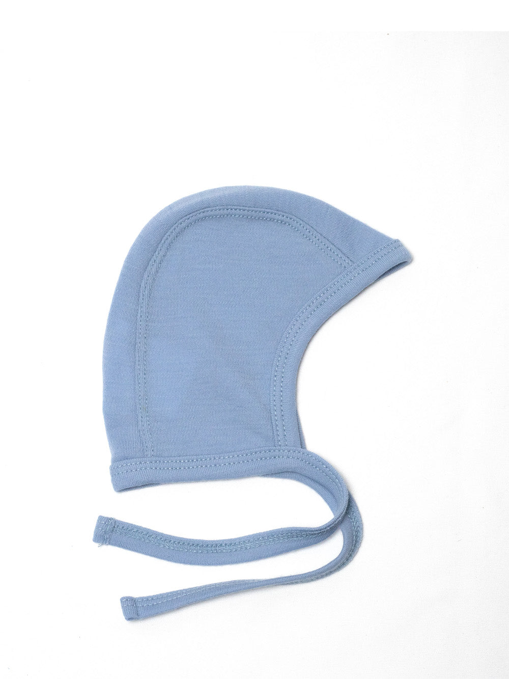 Baby wollen strikmuts – Merinowol - Blue Fog
