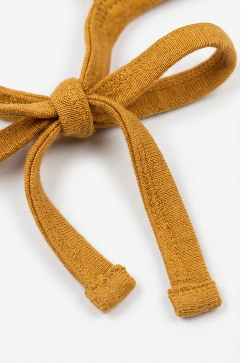 Baby wollen strikmuts – Merinowol - Harvest Gold