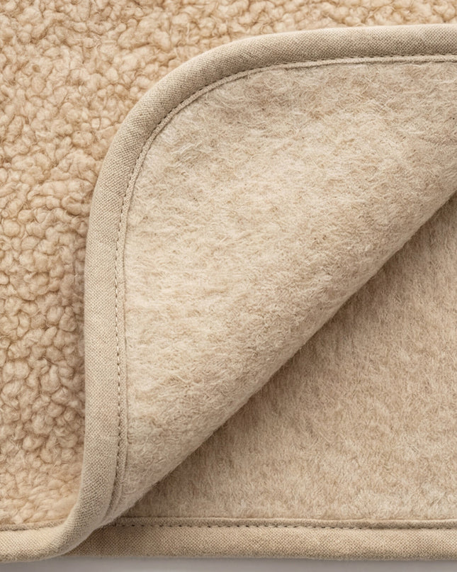 Wolldecke für Kinderbett, einlagig – Merinowolle