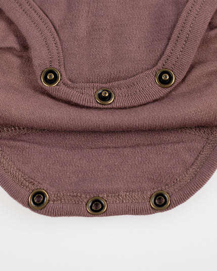 Kurzarm-Body aus Wolle – Merinowolle