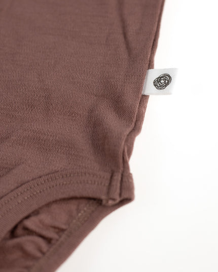 Kurzarm-Body aus Wolle – Merinowolle