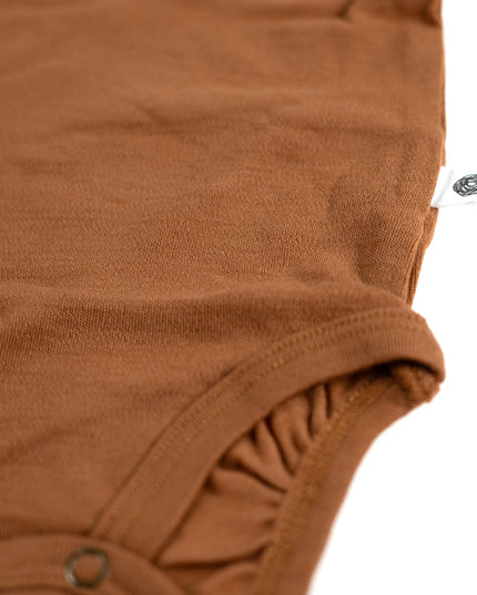 Kurzarm-Body aus Wolle – Merinowolle