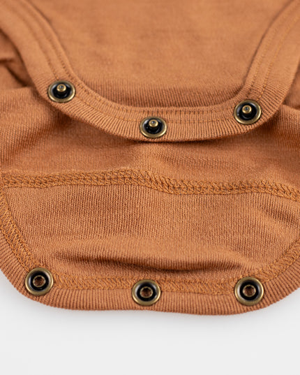 Kurzarm-Body aus Wolle – Merinowolle