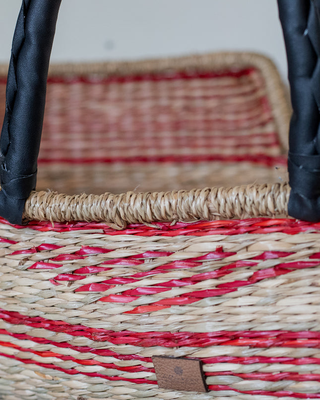 Moseskorb - Moseswiege aus Seegras - Haselnuss