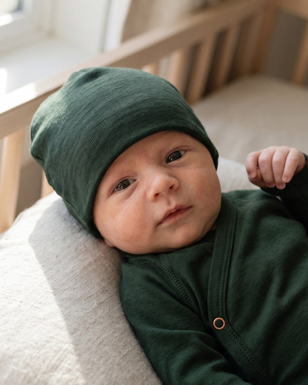 Wollene Babymütze - Merinowolle - Mountain view