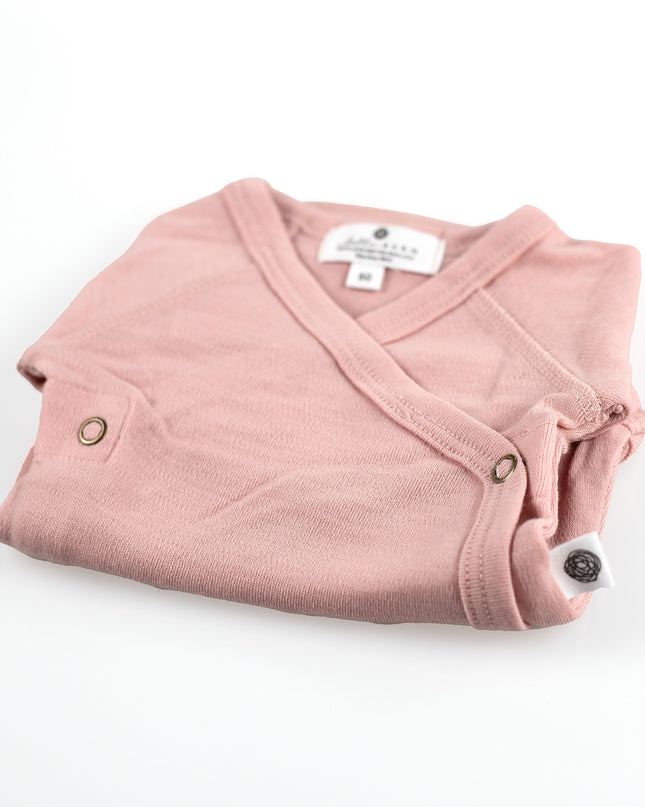 Wickel-Strampler aus Wolle mit langen Ärmeln – Merinowolle