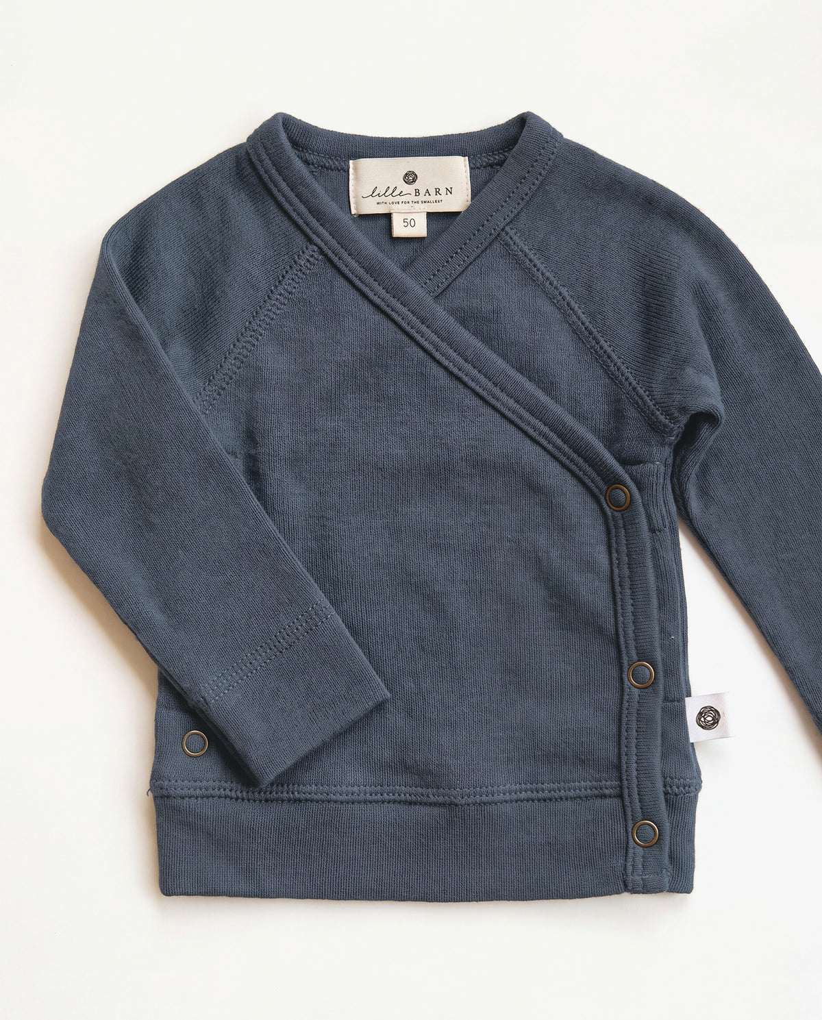 Baby Woll Wickelpullover – Merinowolle – Stormy Weather