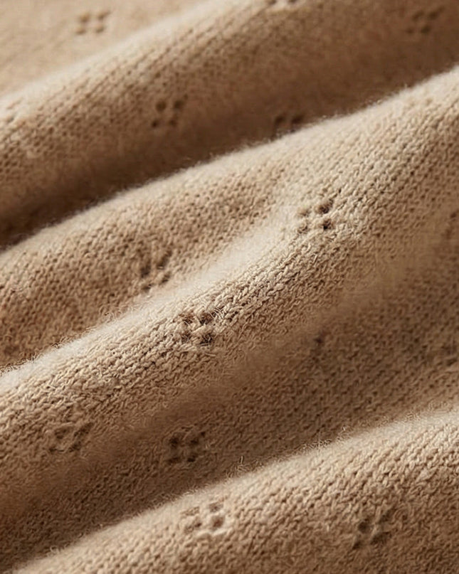 Wolldecke für Babys / Kinder gestrickt – Merinowolle – Cobble