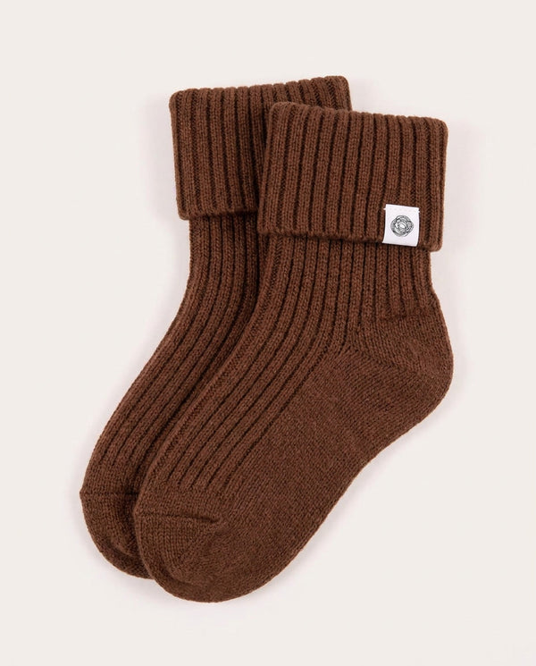 Wollbabysocken - Johannisbrot