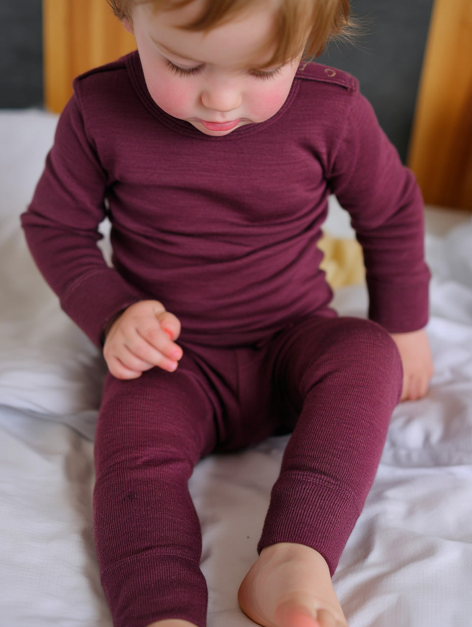 Wollen baby- kindertrui - Merinowol - Fig