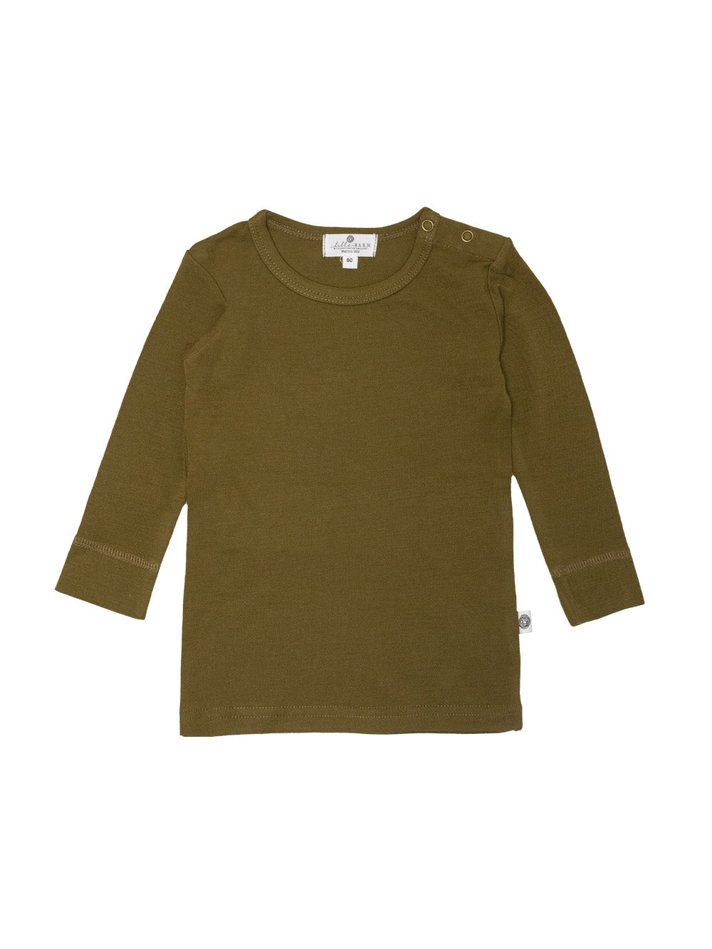 Wollen baby- kindertrui - Merinowol - Fir Green