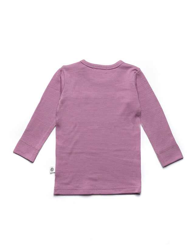 Wollpullover für Babys und Kinder - Merinowolle - Lavender Mist