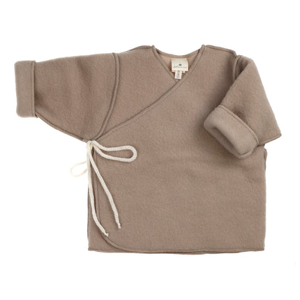 Wolljäckchen für Baby / Neugeborene - Merinowoll-Fleece - Beige