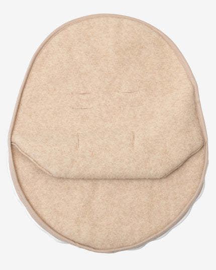 Woll-Baby-Fußsack für Autositz oder Maxi-Cosi - Naturel Merinowolle