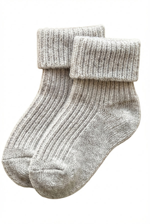 Wollbabysocken - Knoblauch